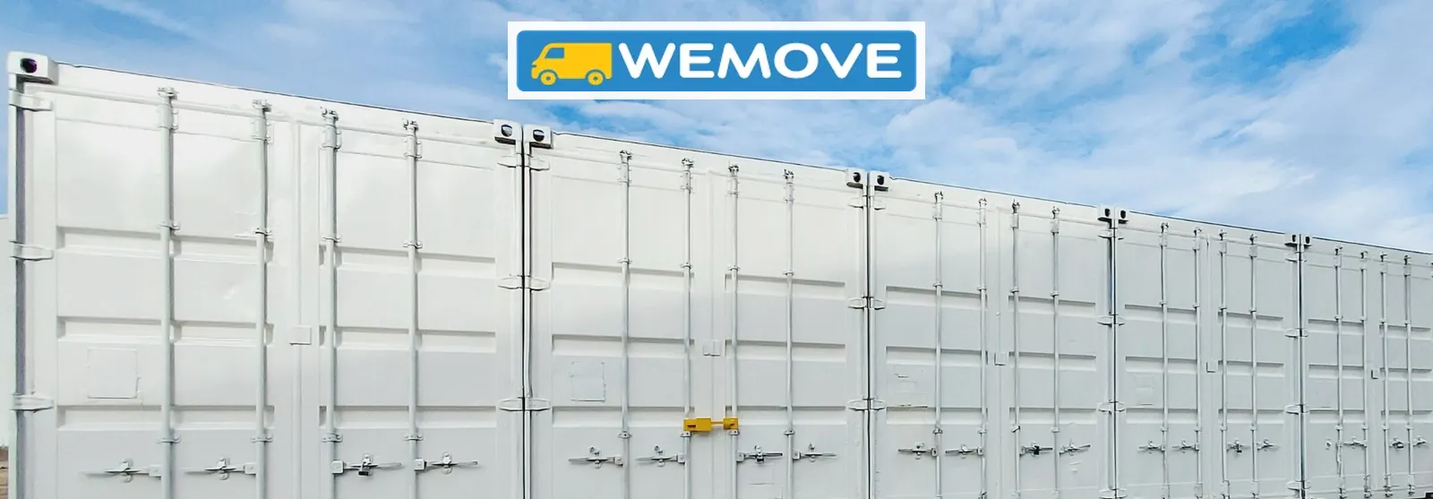 Containere de depozitare albe de închiriat, inclusiv High Cube, WeMove pe Centura București
